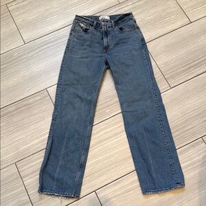 Abercrombie & Fitch Blue Straight Leg Jeans